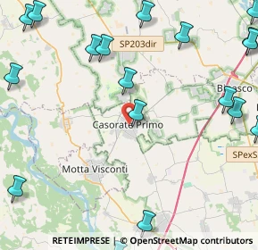 Mappa Via Papa Giovanni Xxiii, 27022 Casorate Primo PV, Italia (6.684)