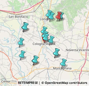 Mappa Via Cardo N. e D., 37044 Cologna Veneta VR, Italia (6.81412)