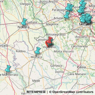 Mappa Via Molveno, 27029 Vigevano PV, Italia (25.693)