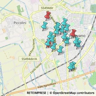 Mappa Via Molveno, 27029 Vigevano PV, Italia (0.8245)