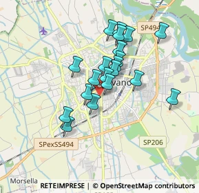 Mappa Via Alfredo Catalani, 27029 Vigevano PV, Italia (1.417)
