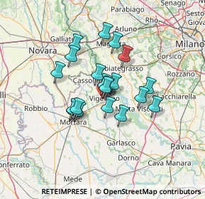 Mappa Via Alfredo Catalani, 27029 Vigevano PV, Italia (9.8555)