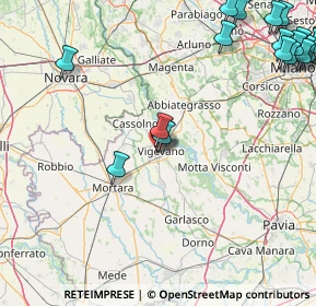 Mappa Via Alfredo Catalani, 27029 Vigevano PV, Italia (24.8425)