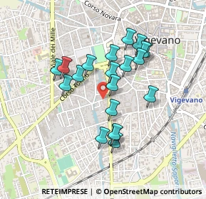 Mappa Via Alfredo Catalani, 27029 Vigevano PV, Italia (0.3805)