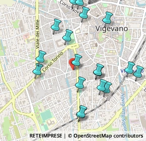 Mappa Via Alfredo Catalani, 27029 Vigevano PV, Italia (0.5815)