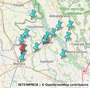 Mappa Via Alfredo Catalani, 27029 Vigevano PV, Italia (6.65714)