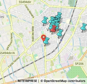 Mappa Via Alfredo Catalani, 27029 Vigevano PV, Italia (0.77833)