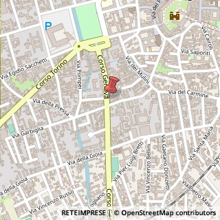 Mappa Corso Genova, 20, 27029 Vigevano, Pavia (Lombardia)