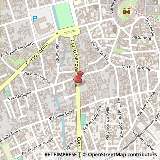 Mappa Corso Genova, 13, 27029 Vigevano, Pavia (Lombardia)
