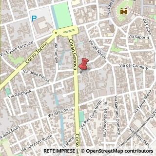 Mappa Via G. Rossini, 16, 27029 Vigevano, Pavia (Lombardia)