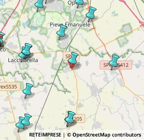 Mappa Via Magnani, 27010 Siziano PV, Italia (6.4005)