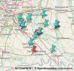 Mappa Piazza XXV Aprile, 26900 Lodi LO, Italia (13.01294)