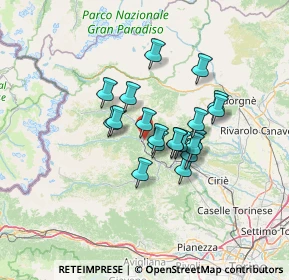 Mappa 10070 Ceres TO, Italia (9.598)