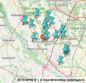 Mappa 27022 Casorate primo PV, Italia (6.64947)