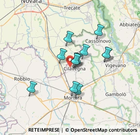 Mappa Str. Vicinale della Gagliana, 27024 Cilavegna PV, Italia (5.155)