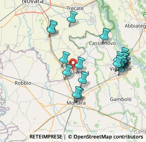 Mappa Str. Vicinale della Gagliana, 27024 Cilavegna PV, Italia (7.881)