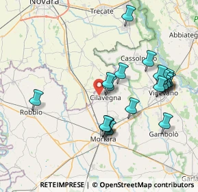 Mappa Str. Vicinale della Gagliana, 27024 Cilavegna PV, Italia (7.884)