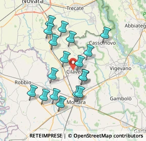 Mappa Str. Vicinale della Gagliana, 27024 Cilavegna PV, Italia (6.56778)