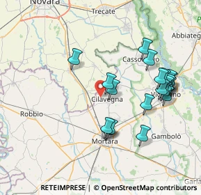 Mappa Str. Vicinale della Gagliana, 27024 Cilavegna PV, Italia (7.93)