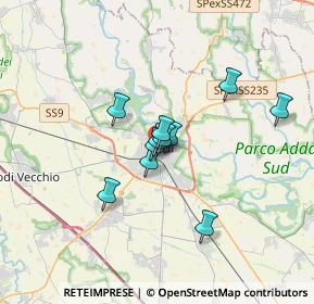 Mappa Via Luigi Cingia, 26900 Lodi LO, Italia (2.25182)