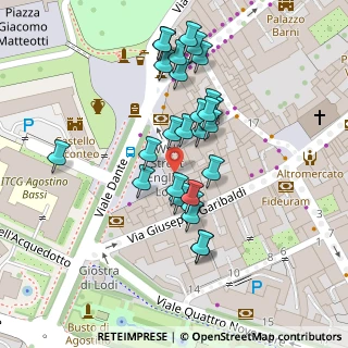 Mappa Via Luigi Cingia, 26900 Lodi LO, Italia (0.04074)