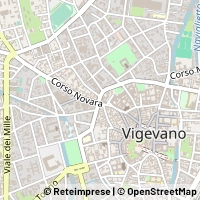 Karte Vigevano