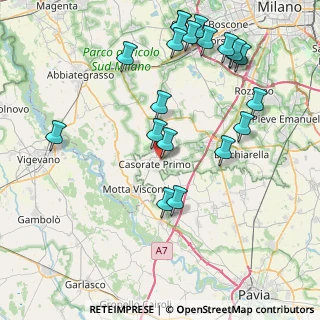 Mappa Via G. di Vittorio, 27022 Casorate Primo PV, Italia (9.3935)