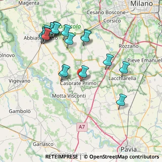 Mappa Via G. di Vittorio, 27022 Casorate Primo PV, Italia (8.71158)