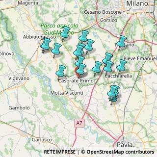 Mappa Via G. di Vittorio, 27022 Casorate Primo PV, Italia (6.493)