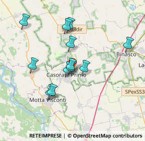 Mappa Via G. di Vittorio, 27022 Casorate Primo PV, Italia (3.25667)
