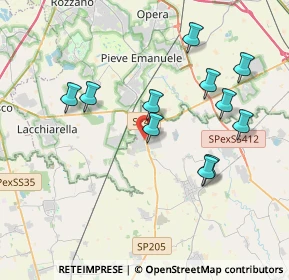 Mappa 27010 Siziano PV, Italia (3.76727)