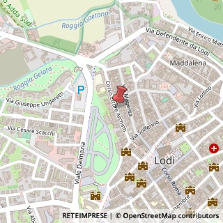Mappa Corso Ettore Archinti,  36, 26900 Lodi, Lodi (Lombardia)