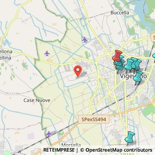 Mappa Strada Cascina di Sopra &, 27029 Vigevano PV, Italia (3.41091)