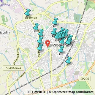 Mappa Viale Alessandro Manzoni, 27029 Vigevano PV, Italia (0.7555)
