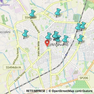 Mappa Viale Alessandro Manzoni, 27029 Vigevano PV, Italia (1)