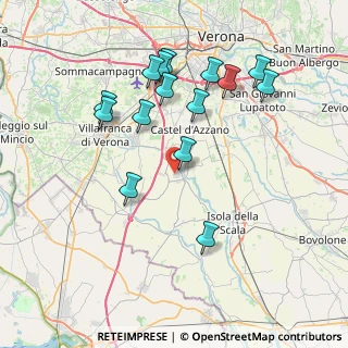 Mappa Via Giosuè Carducci, 37068 Vigasio VR, Italia (7.76333)