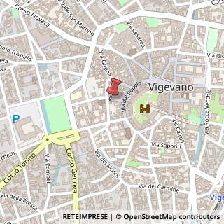 Mappa Via Vincenzo Roncalli, 8, 27029 Vigevano, Pavia (Lombardia)