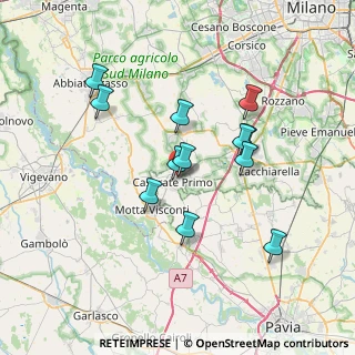 Mappa Via Giuseppe di Vittorio, 27022 Casorate Primo PV, Italia (6.355)