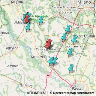 Mappa Via Giuseppe di Vittorio, 27022 Casorate Primo PV, Italia (8.04647)