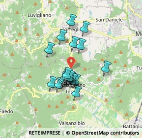 Mappa Via Antonio Canova, 35030 Galzignano Terme PD, Italia (1.2805)