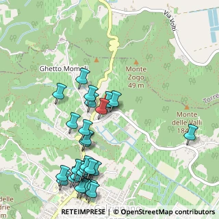 Mappa Via Antonio Canova, 35030 Galzignano Terme PD, Italia (0.59286)
