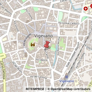 Mappa Via Cairoli,  6, 27029 Vigevano, Pavia (Lombardia)