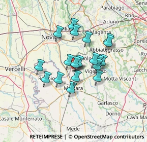 Mappa Via C. Pisacane, 27024 Cilavegna PV, Italia (9.953)