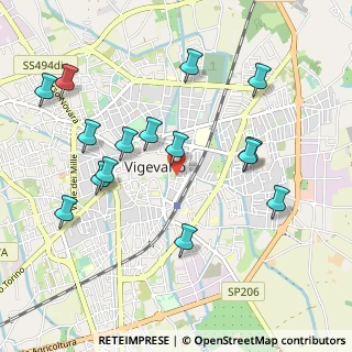 Mappa Via Guglielmo Marconi, 27029 Vigevano PV, Italia (1.06267)
