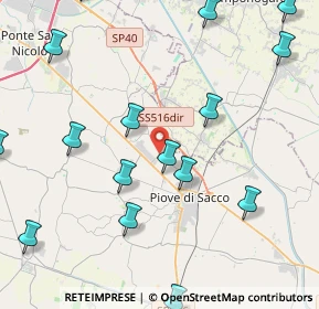 Mappa Via Pilastri, 35020 Sant'Angelo di Piove di Sacco PD, Italia (5.98)