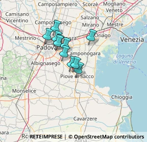 Mappa Via Pilastri, 35020 Sant'Angelo di Piove di Sacco PD, Italia (9.31545)