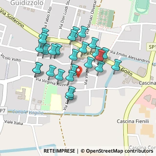 Mappa Via Vincenzo Gitti, 46040 Guidizzolo MN, Italia (0.19615)