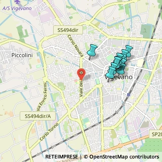 Mappa Viale dei Mille, 27029 Vigevano PV, Italia (0.93417)