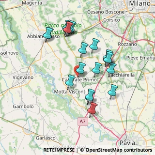 Mappa Via Besate, 27022 Casorate Primo PV, Italia (7.198)