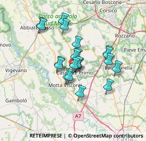 Mappa Via Besate, 27022 Casorate Primo PV, Italia (5.319)